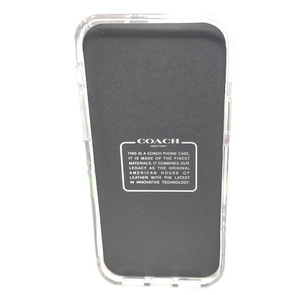 Coach Slim Protective Case for iPhone 12 / iPhone 12 Pro, Moody Floral Clear - Picture 3 of 3